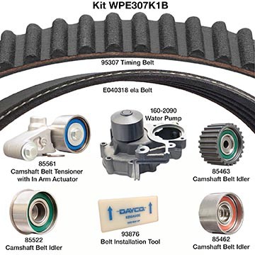    Engine Timing Belt Kit with Water Pump DY WPE307K1B